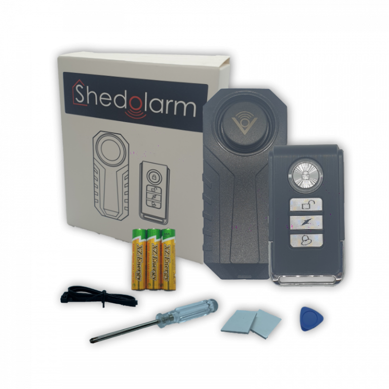 Shed Alarm System Prevents Shed damage and contents theft