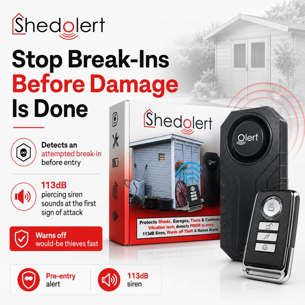 Stop breakins Shed alarm