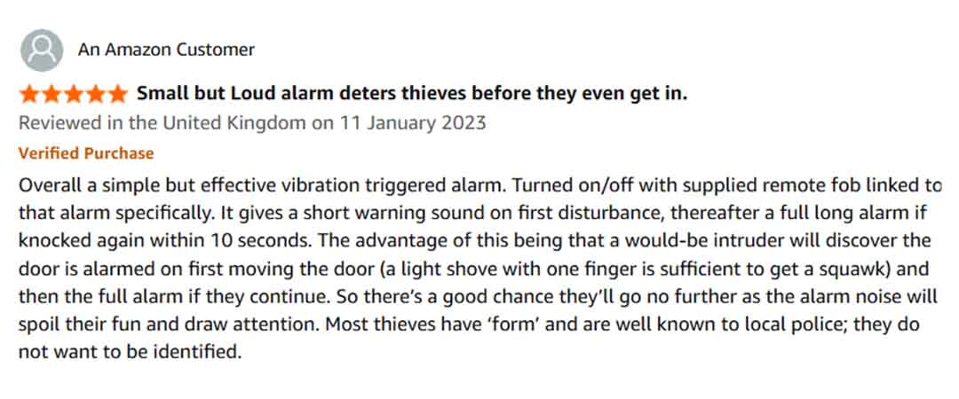 UK Shed Alarm of Choice